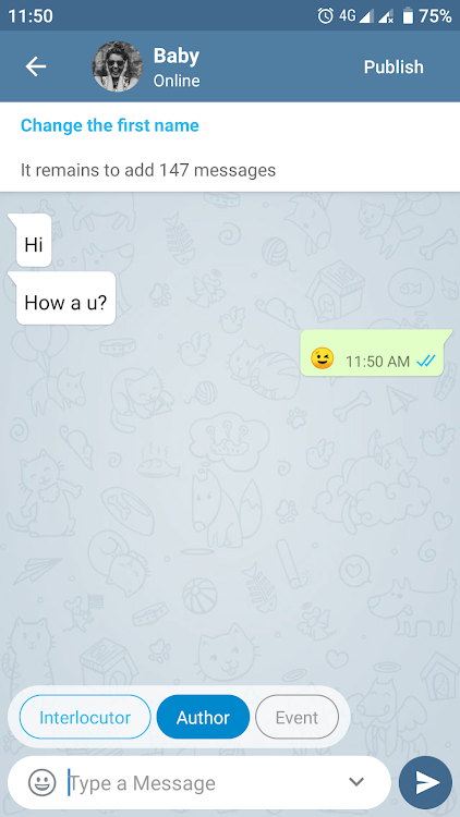 #4. Fake Chat Story Messenger (Android) By: Startmob