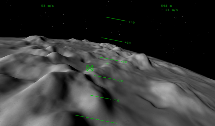 #2. Perilune - 3D Moon Landing Sim (Android) By: George Kristiansen