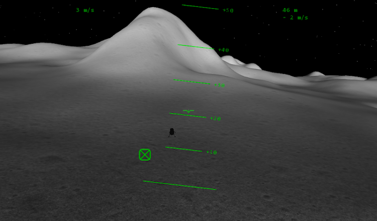 #7. Perilune - 3D Moon Landing Sim (Android) By: George Kristiansen