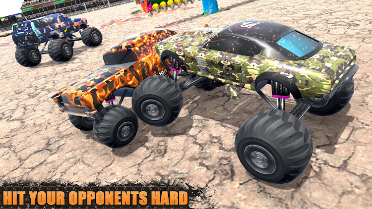 #2. Army Monster Truck Game Derby (Android) By: Extreme Games Production