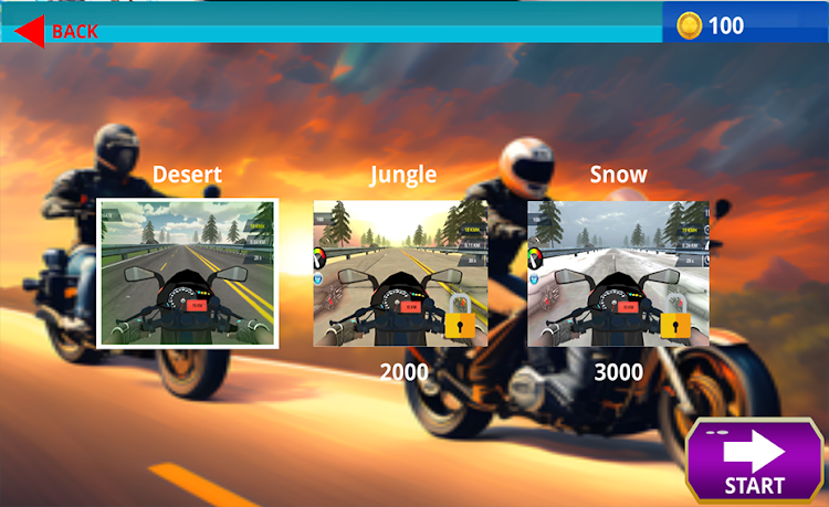 #2. Heavy Bike Adventure Game (Android) By: bonobonio