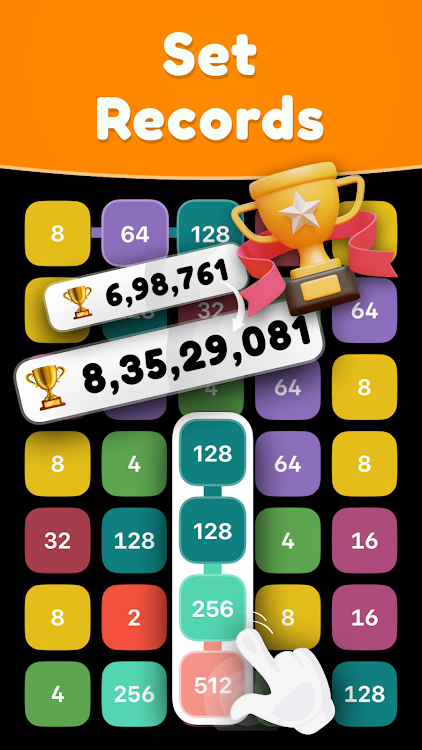 #3. 2248 Number Match Puzzle Game (Android) By: Pixster Studio