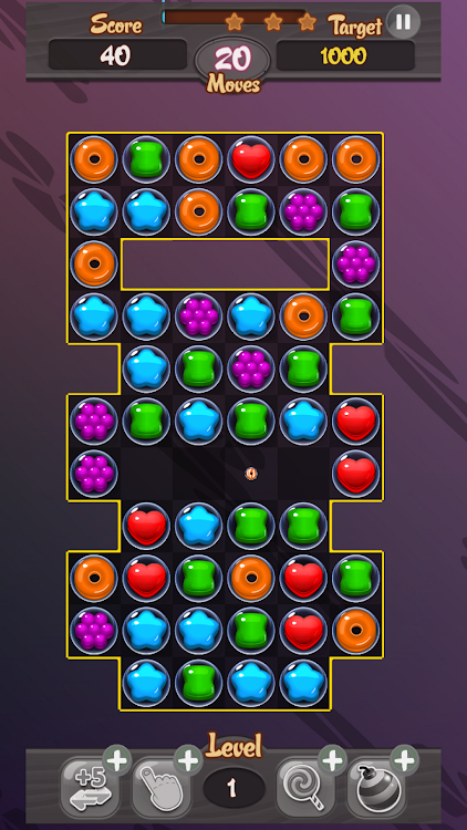 #3. Jewel Match 3 Sweets (Android) By: phuocly