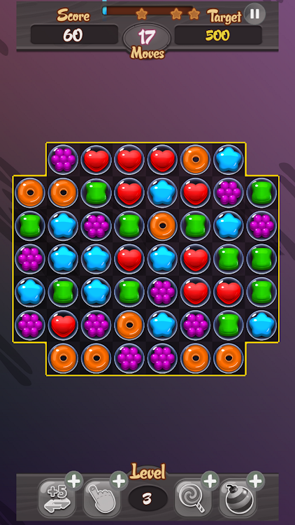 #5. Jewel Match 3 Sweets (Android) By: phuocly