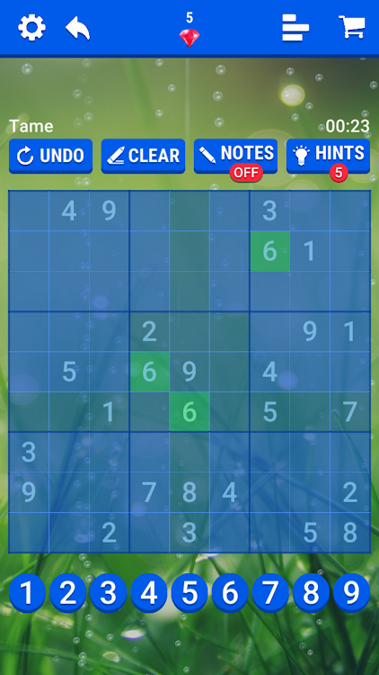 #9. Sudoku - Number Place Puzzle (Android) By: phuocly