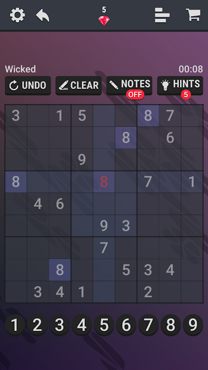 #10. Sudoku - Number Place Puzzle (Android) By: phuocly