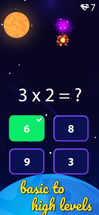 #2. Quick Math Flash Cards (Android) By: Hstudio