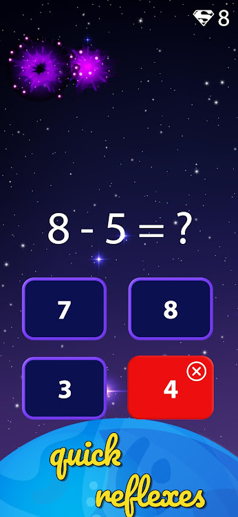 #3. Quick Math Flash Cards (Android) By: Hstudio