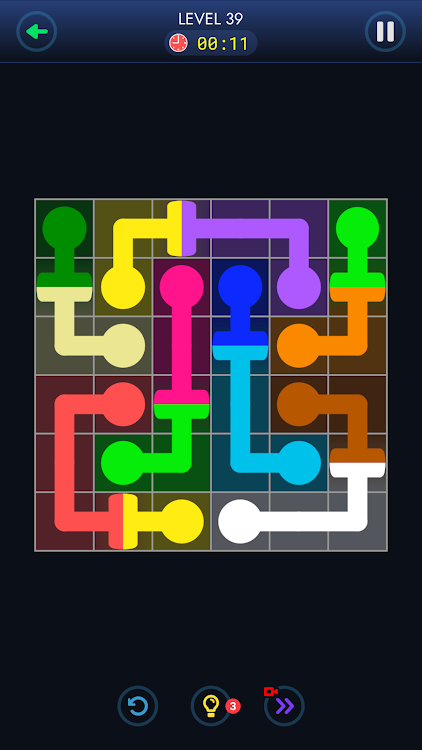 #5. Fill Fill: Connect Dots puzzle (Android) By: AleCGames