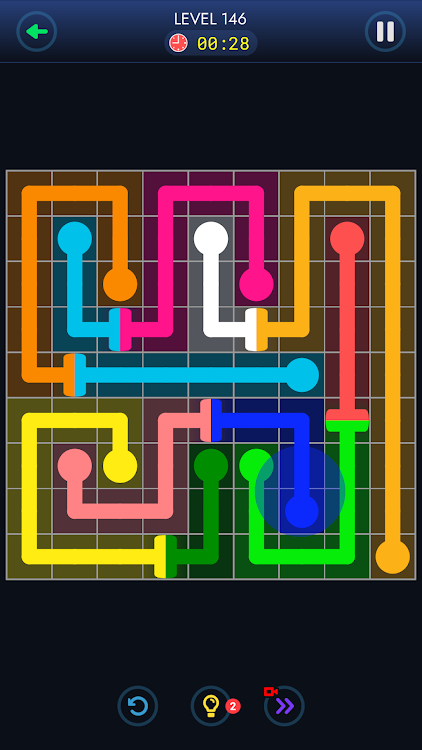 #7. Fill Fill: Connect Dots puzzle (Android) By: AleCGames