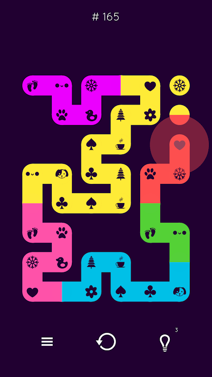 #2. Fill Multicolor - Dots puzzle (Android) By: AleCGames