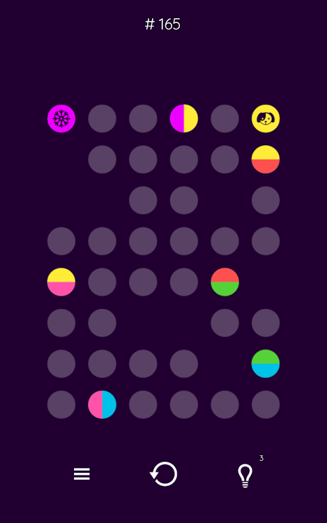 #6. Fill Multicolor - Dots puzzle (Android) By: AleCGames