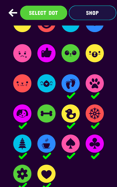 #10. Fill Multicolor - Dots puzzle (Android) By: AleCGames