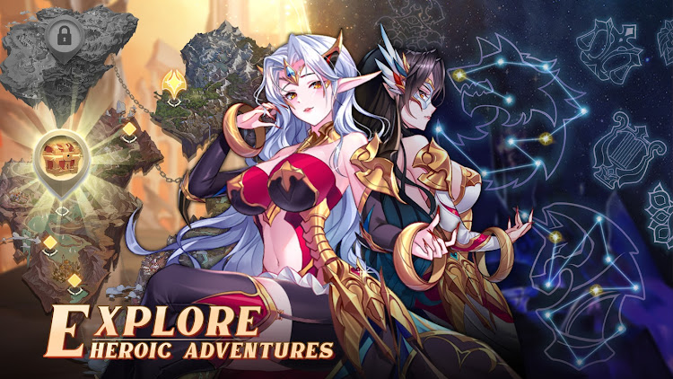 #5. Mythic Heroes: Idle RPG (Android) By: IGG.COM