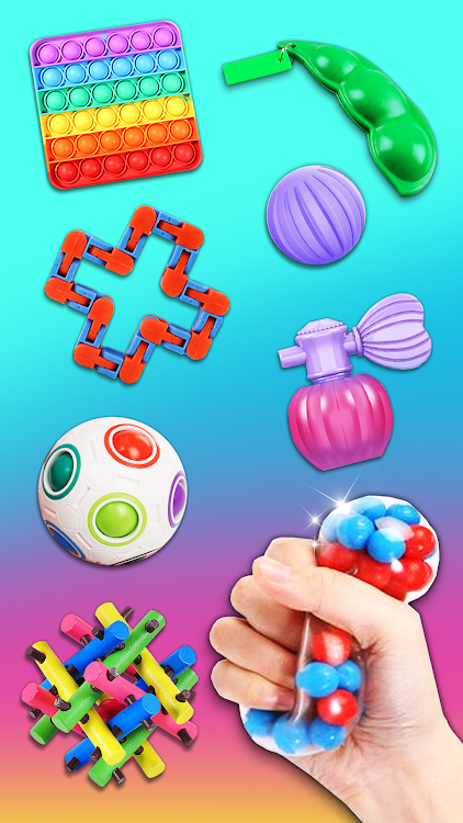 #5. Antistress Relax Mini toy Game (Android) By: QY Studio