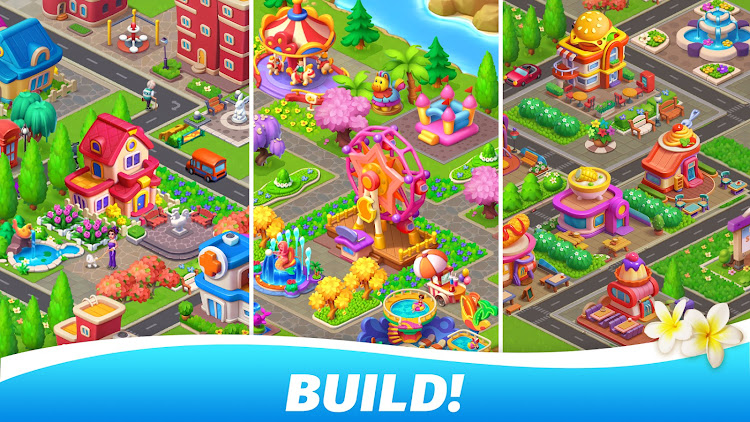 #2. SimTown Match - Build & Match (Android) By: 707 INTERACTIVE: Fun Epic Casual Games