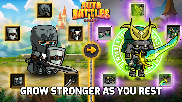 #5. Auto Battles Online: Idle PVP (Android) By: Tier 9 Game Studios