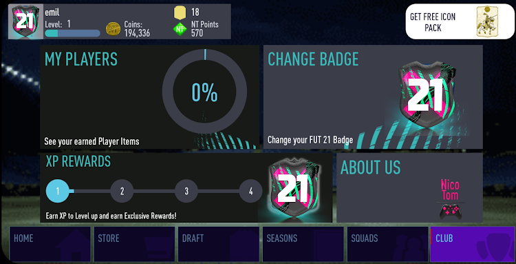 #3. NT 21 Draft + Pack Opener (Android) By: Nicotom 2021