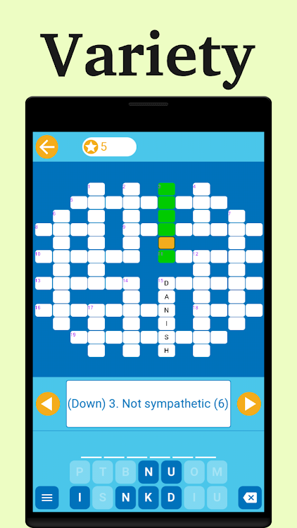 #3. Easy Crossword for Beginner (Android) By: PocketStar