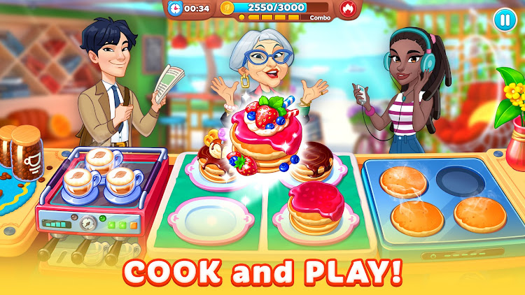 #2. Chef & Friends: Cooking Game (Android) By: Mytona