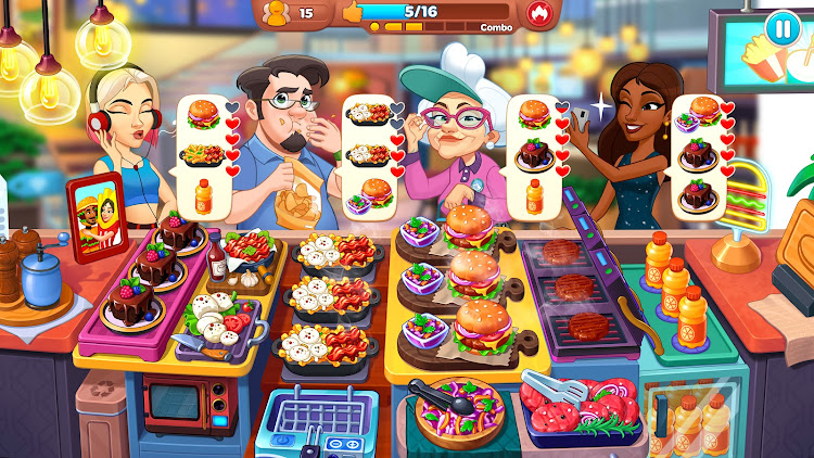 #7. Chef & Friends: Cooking Game (Android) By: Mytona