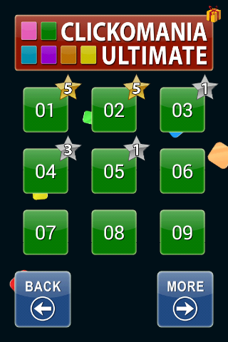 #4. Clickomania Ultimate (Android) By: Carbon People