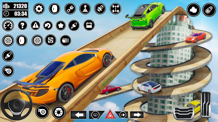 #5. Extreme Car Stunt Master 3D (Android) By: United Racing and Simulation Games