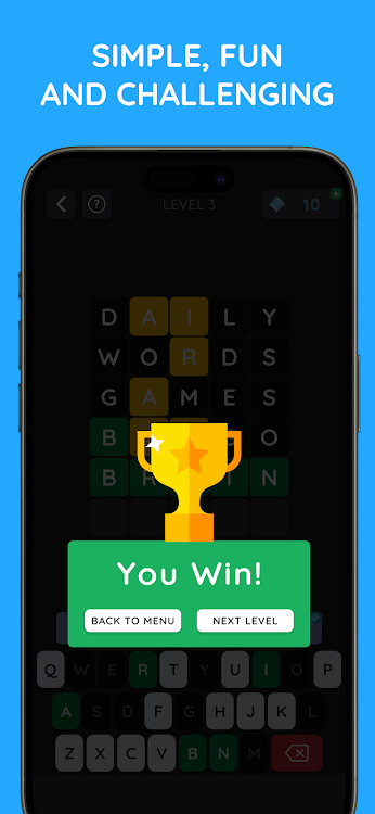 #2. Word Game: Guess the Word (Android) By: Roghan Games