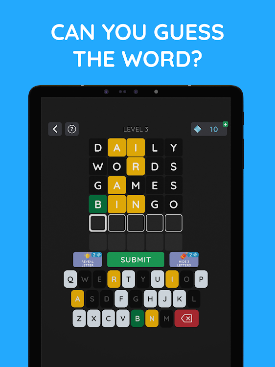 #5. Word Game: Guess the Word (Android) By: Roghan Games