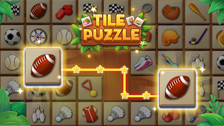 #6. Tile Puzzle - Classic Connect (Android) By: Zin Games