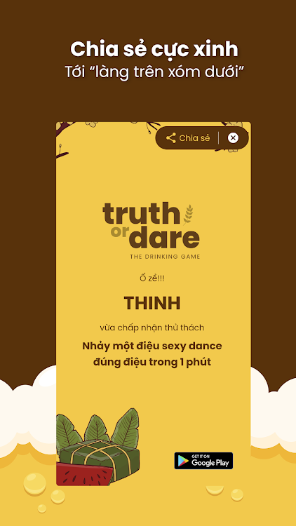 #6. Truth or Dare - Nói hay làm (Android) By: Duc Thinh Nguyen