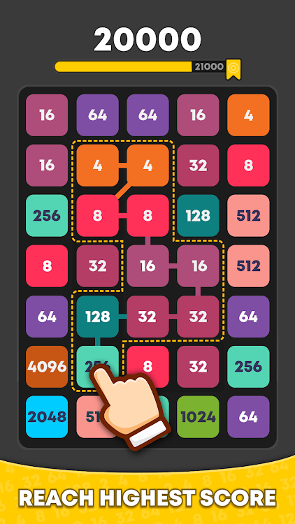 #4. Number Match - Merge Puzzle (Android) By: Loop Games A.S.