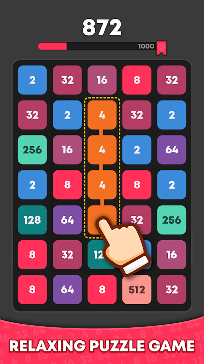 #5. Number Match - Merge Puzzle (Android) By: Loop Games A.S.