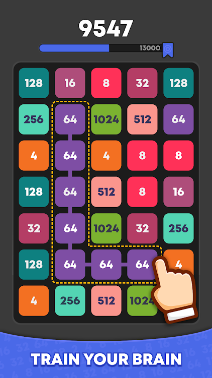 #7. Number Match - Merge Puzzle (Android) By: Loop Games A.S.