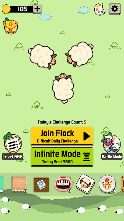 #6. Sheep N Sheep: Daily Challenge (Android) By: Albayoo