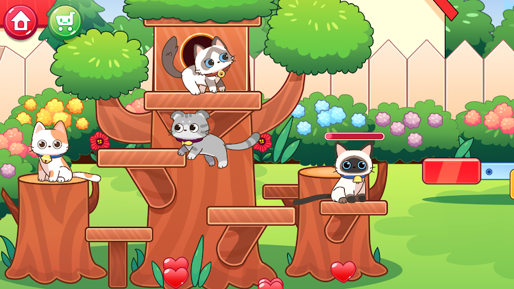 #2. Cat Games for kids & toddlers (Android) By: Yateland - Learning Games For Kids