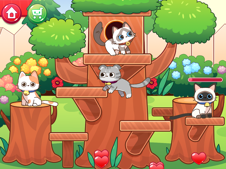 #10. Cat Games for kids & toddlers (Android) By: Yateland - Learning Games For Kids