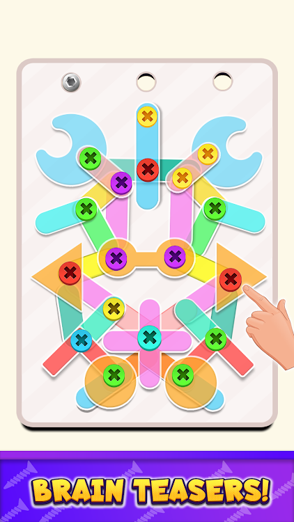 #7. Screw Jam: Nuts & Bolts Puzzle (Android) By: Fun Drive Games