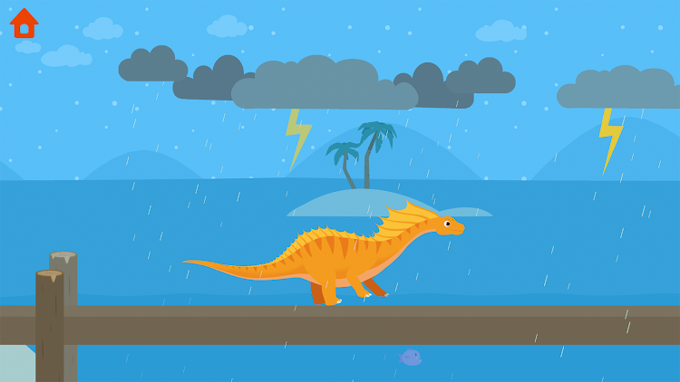 #2. Dinosaur Park - Games for kids (Android) By: Yateland - Learning Games For Kids