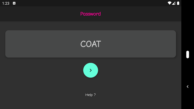 #4. The Password Game (Android) By: Suraj Elapully