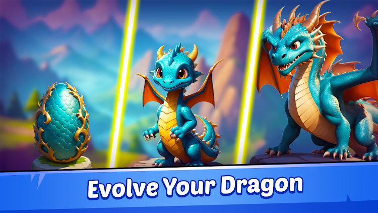 #2. Dragon Fight - Merge Games (Android) By: Feel Frolic Games