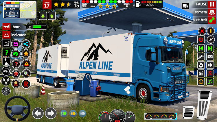 #2. Truck Driving Game Sim 3d (Android) By: GamePod