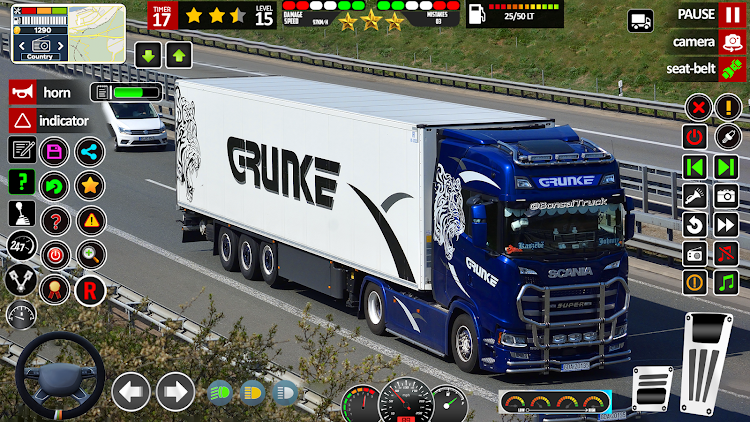 #4. Truck Driving Game Sim 3d (Android) By: GamePod