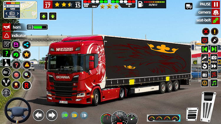 #5. Truck Driving Game Sim 3d (Android) By: GamePod