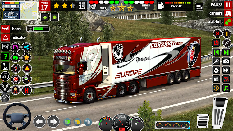 #6. Truck Driving Game Sim 3d (Android) By: GamePod