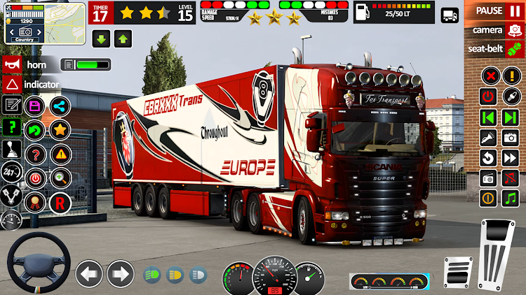 #7. Truck Driving Game Sim 3d (Android) By: GamePod