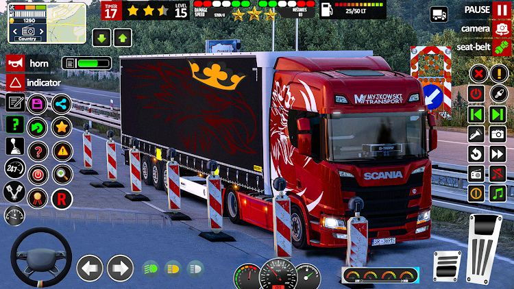 #8. Truck Driving Game Sim 3d (Android) By: GamePod