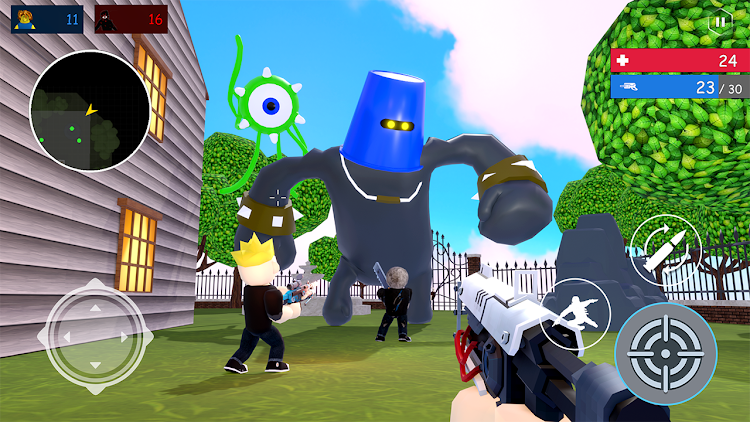 #2. Alphabet Shooter: Survival FPS (Android) By: chad game