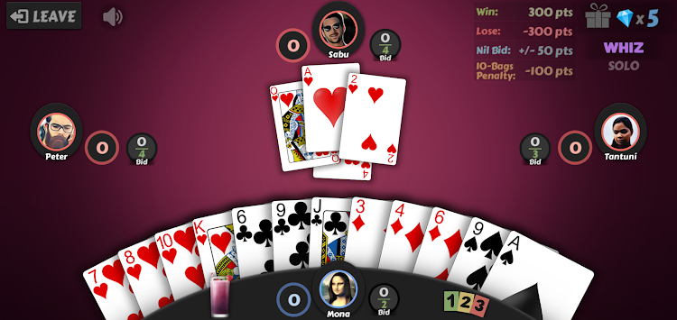 #4. Spades - Offline Card Games (Android) By: dedi