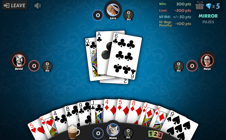 #9. Spades - Offline Card Games (Android) By: dedi